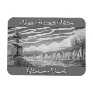 Flexible Vancouver Souvenir Magnet Vancouver Landmark Gift