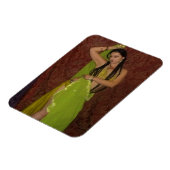 Flexible Veil Belly Dancer Magnet photo (Côté Gauche)