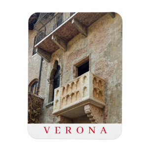 Flexible Verona Juliet's Balcony view fridge magnet