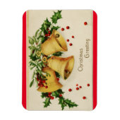 Flexible Vintage Christmas Bells Magnet (Vertical)