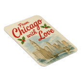 Flexible Vintage Christmas Magnet - De Chicago Avec Amour (Côté Droit)