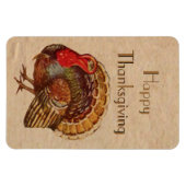 Flexible Vintage Thanksgiving Turquie Premium Flexi Magnet (Horizontal)