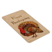 Flexible Vintage Thanksgiving Turquie Premium Flexi Magnet (Côté Droit)