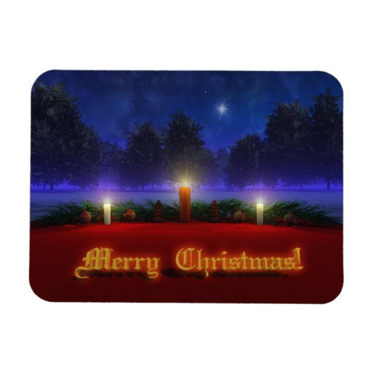 Flexible Visions plus lumineuses Magnet souple de Noël (Horizontal)