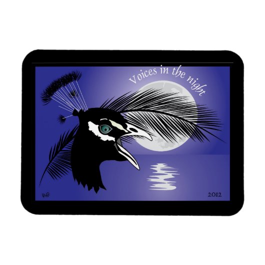 Flexible Voix dans la nuit Premium Flexi Magnet (Horizontal)