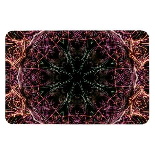 Flexible Web de couleur Kaleidoscope Premium Flexi Magnet (Horizontal)