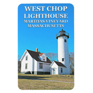 Flexible West Chop Lighthouse Marthas Vineyard Flexi Magnet