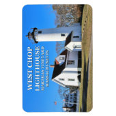 Flexible West Chop Lighthouse Marthas Vineyard Flexi Magnet (Vertical)