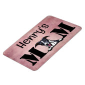 Flexible Whippet Peeking Personnalisé Maman Magnet (Côté Gauche)