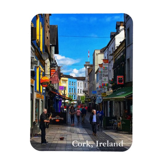 Flexible Winthrop Street, Cork Ireland Magnet (Vertical)