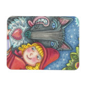 Flexible Wolf Et Chaperon Rouge MAGNET *Personnaliser (Horizontal)