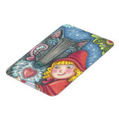 Flexible Wolf Et Chaperon Rouge MAGNET *Personnaliser (Côté Gauche)
