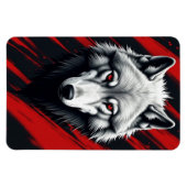 Flexible Wolf Magnet (Horizontal)