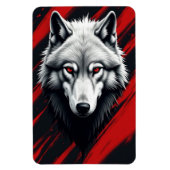 Flexible Wolf Magnet (Vertical)