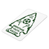 Flexible Wrentham Youth Soccer Magnet de voiture (Côté Gauche)