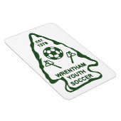 Flexible Wrentham Youth Soccer Magnet de voiture (Côté Droit)