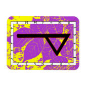 Flexible Wunjo Viking Rune Magnet - Joy! (Horizontal)