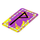 Flexible Wunjo Viking Rune Magnet - Joy! (Côté Gauche)