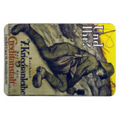 Flexible WWI Allemand Non Mans Land Magnet (Horizontal)