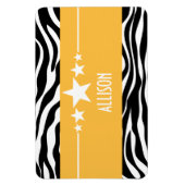 Flexible Yellow Sassy Star Zebra Premium Magnet (Vertical)