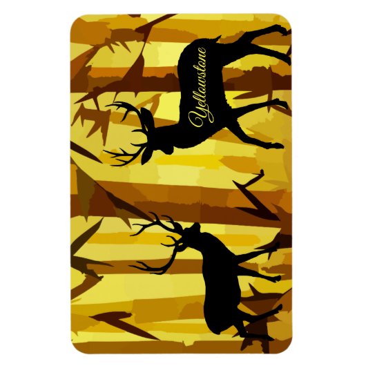 Flexible Yellowstone Magnet Deer (Vertical)