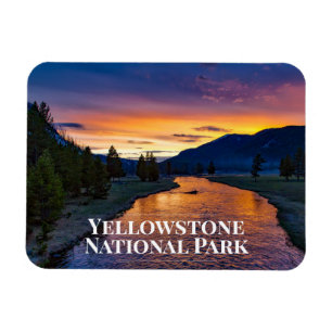 Flexible Yellowstone National Park Fridge Magnet