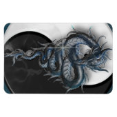 Flexible Yin Yang Chinese Dragon Premium Magnet (Horizontal)