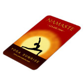 Flexible Yoga Sunrise Pose Yoga Studio Grand Magnet Flexi (Côté Gauche)