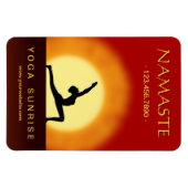 Flexible Yoga Sunrise Pose Yoga Studio Grand Magnet Flexi (Horizontal)