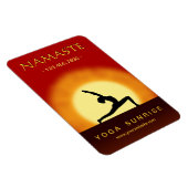 Flexible Yoga Sunrise Pose Yoga Studio Grand Magnet Flexi (Côté Droit)