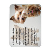 Flexible Yorkshire Terrier Amis Poem Magnet (Vertical)