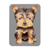 Flexible Yorkshire Terrier Flex Magnet (Vertical)