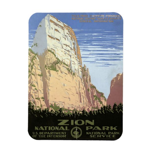 Flexible Zion National Park Magnet (Vertical)
