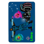 Flexible Zodiac Universe - Libra Magnet (Vertical)