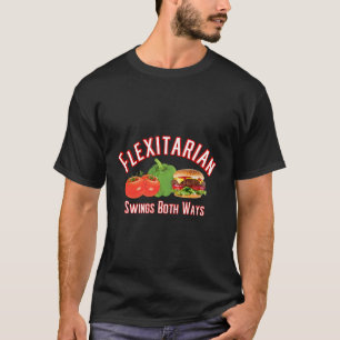 Flexitarisch Semi Vegetarisch Plant Groenten T-shirt