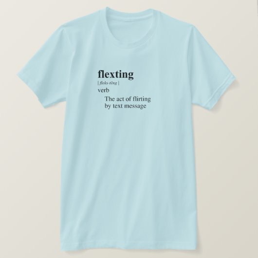 FLEXTING T-SHIRT (Design voorkant)