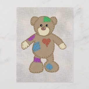 Flickenteddy Briefkaart