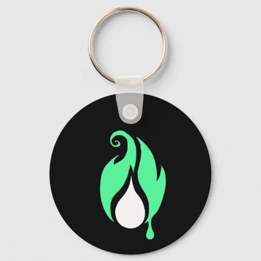 Flickerfluid™ / Fat Bat Double-Sided Keychain (Voorkant)