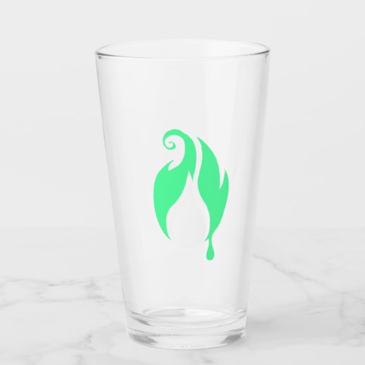 Flickerfluid™ Glass Tumbler (Voorkant)