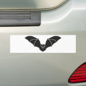 Fliegende Fledermaus Bumpersticker (Op auto)