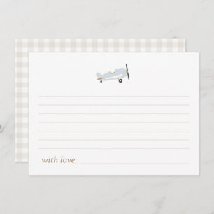 "Flies du temps" Thème avion Cartes de capsule du 