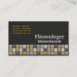 Fliesenlegen Visitekaartje