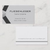 fliesenleger visitekaartje (Voorkant / Achterkant)