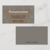Fliesenleger Visitekaartje (Voorkant / Achterkant)