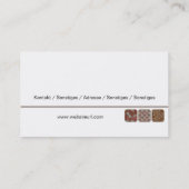 Fliesenleger Visitekaartje (Achterkant)