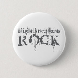 Flight Attendants Rock Ronde Button 5,7 Cm
