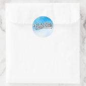 Flight Bites Circle-Sticker Ronde Sticker (Tas)