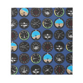 Flight Instruments Notitieblok (Voorkant)