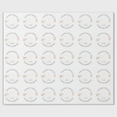 Flight Plane Travelling love Wedding Cadeaupapier (Vlak)