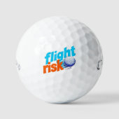 Flight Risk Golf Ball - Bold Graphic Design Golfballen (Voorkant)